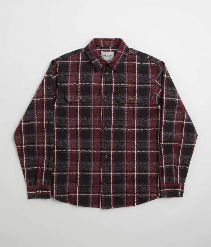 Carhartt Hobart Shirt - Hobart Check / Black