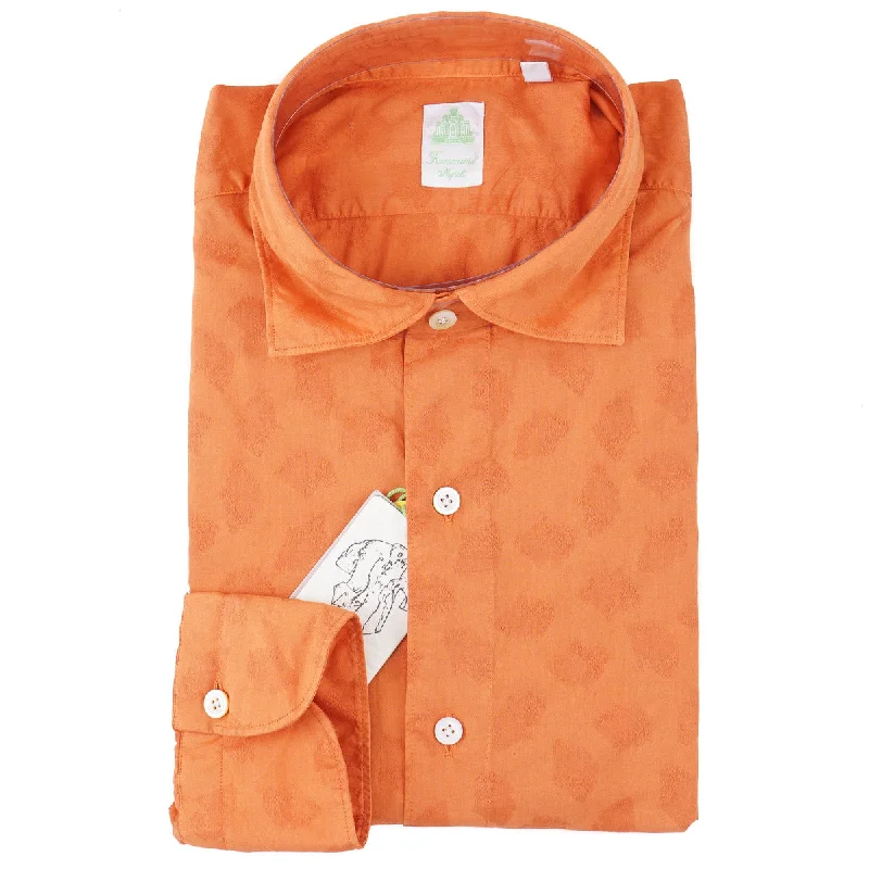 Finamore Lightweight Patterned Dress Shirt